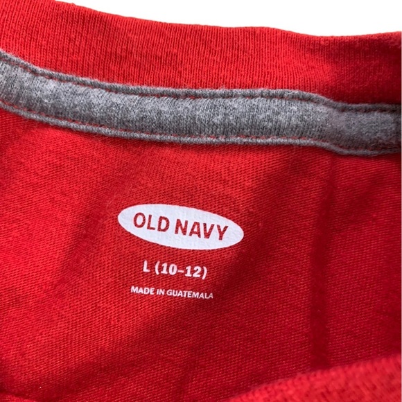 Old Navy | Red Ter Shirt Record Music Solar System Space Album Size Large 10/12 - Picture 5 of 7